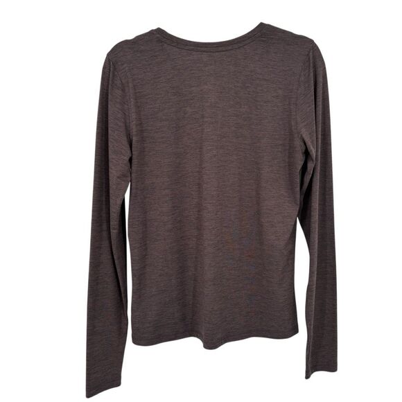 Vuori Long Sleeve Performance Top Heather Plum Purple Women’s Size Large - Picture 6 of 8